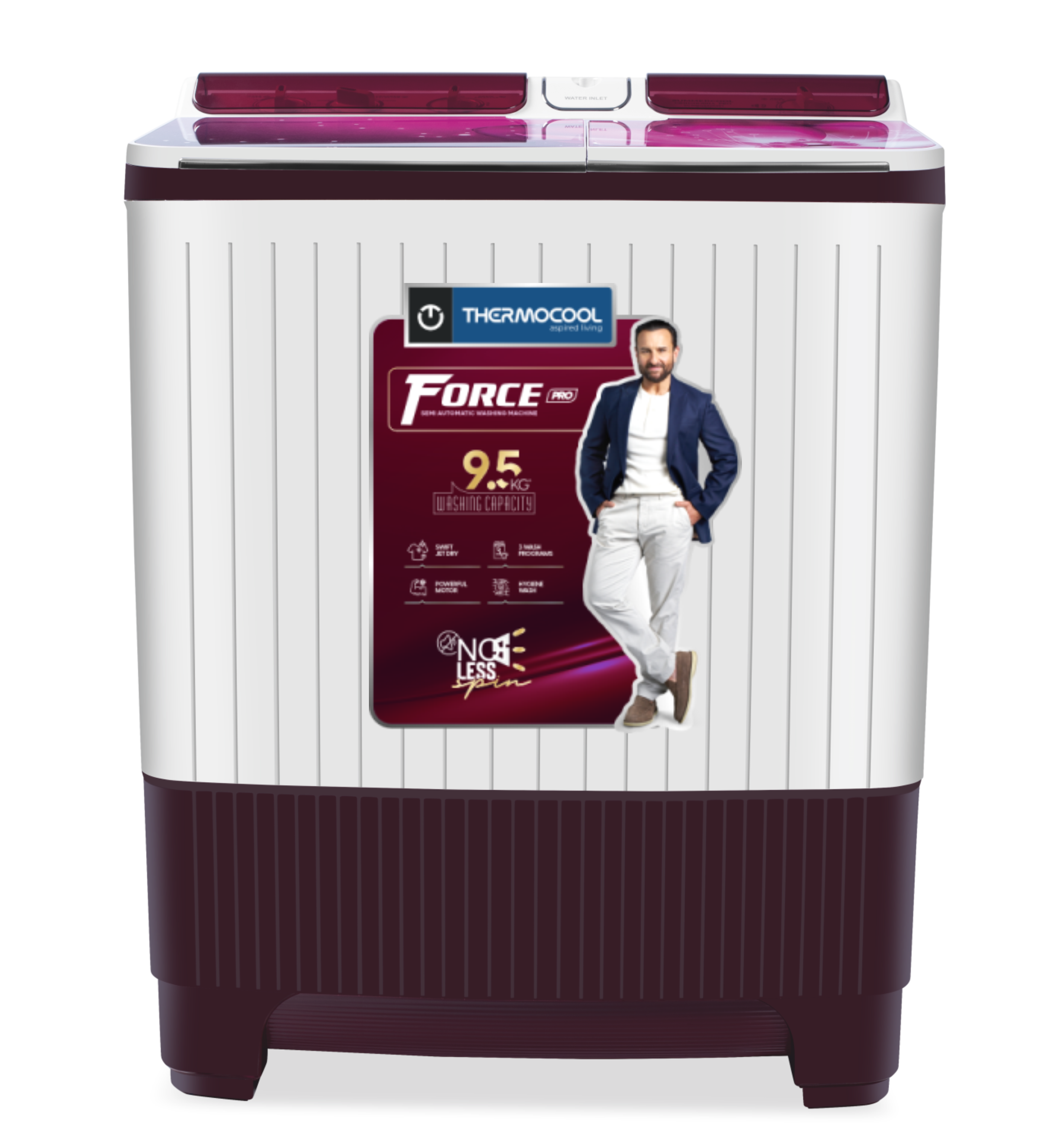 Force Pro 9.5 Kg Semi Automatic Washing Machine