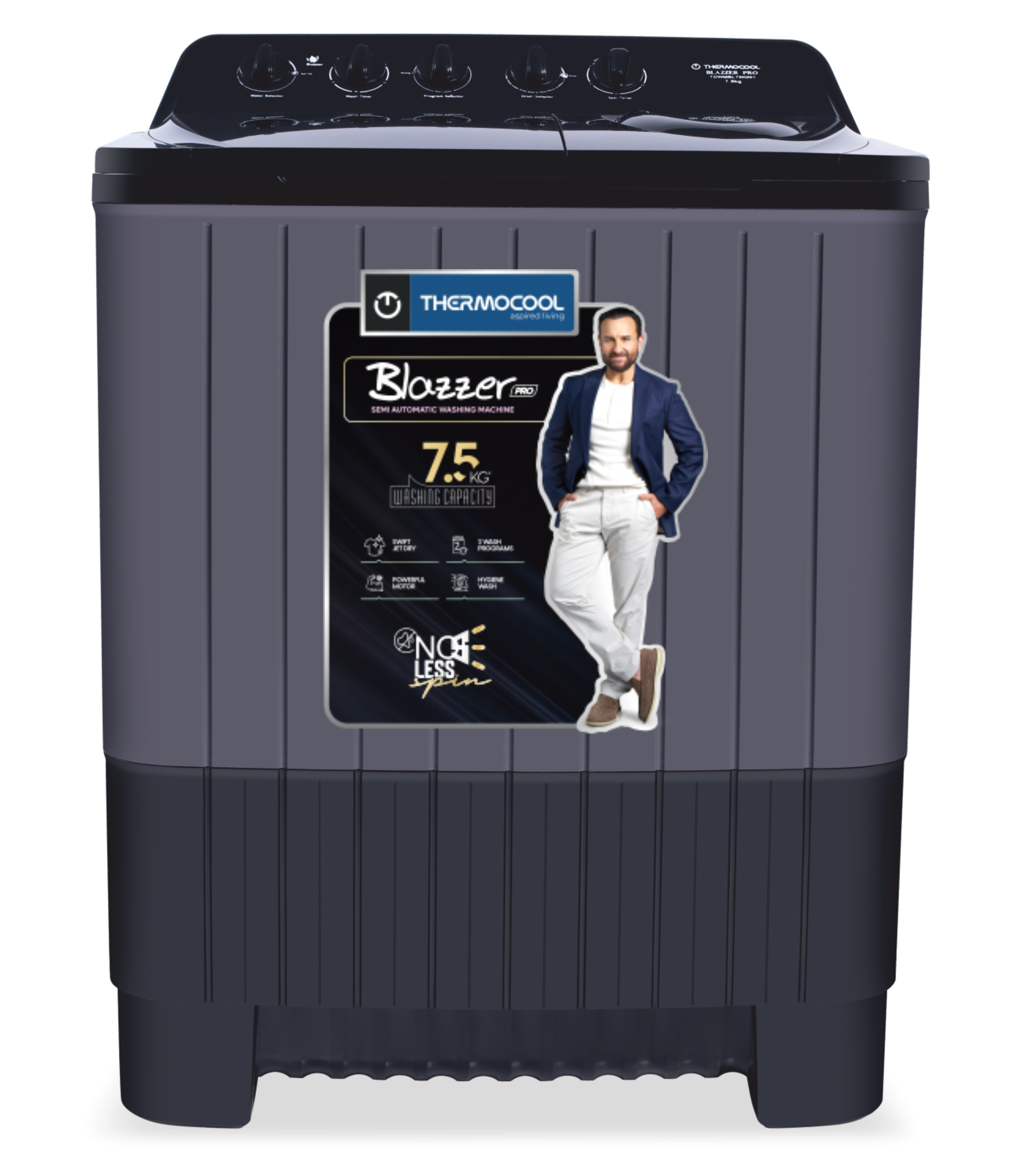 Blazzer Pro 7.5 Kg Semi Automatic Washing Machine