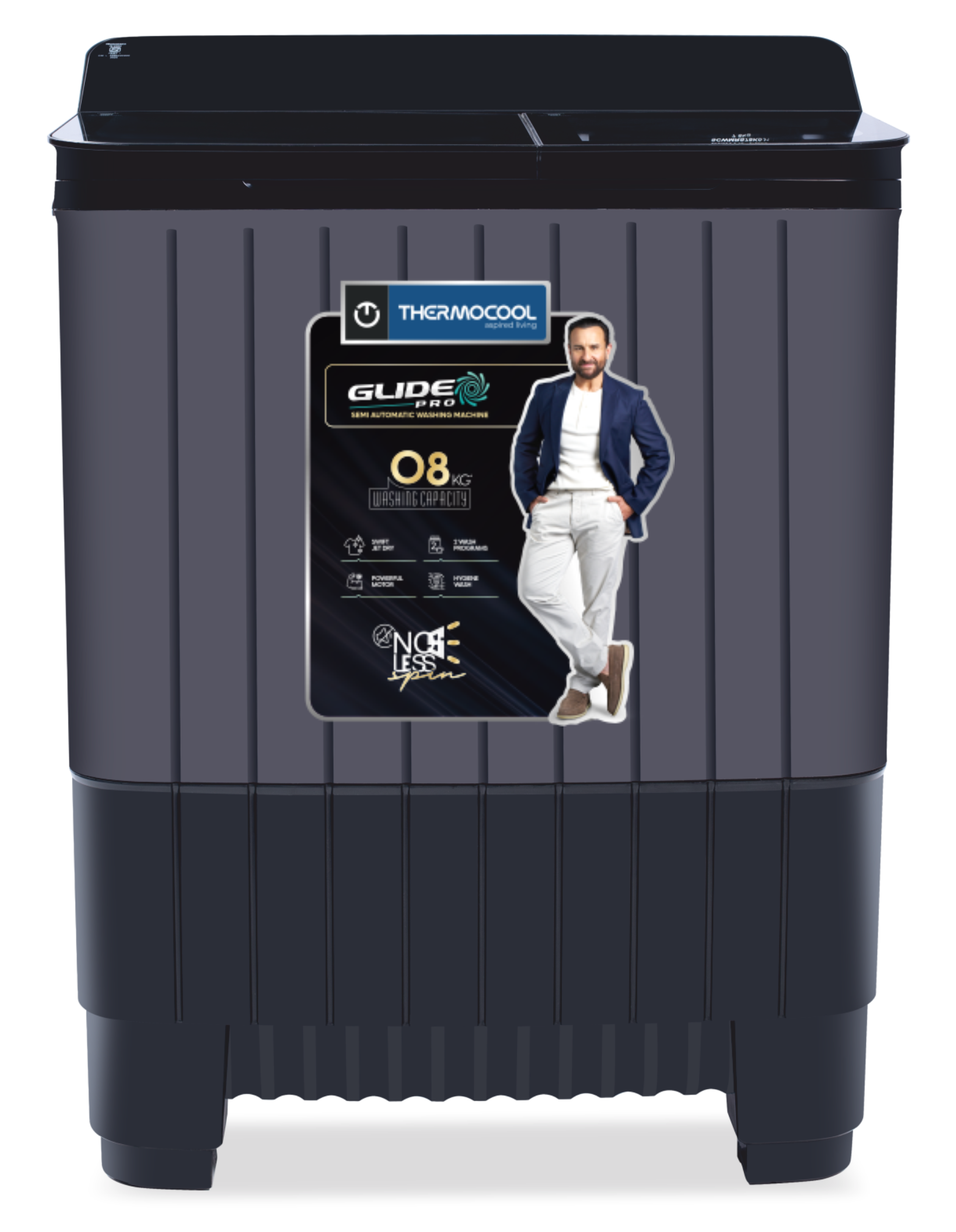 Glide Pro 8 Kg  Semi Automatic Washing Machine