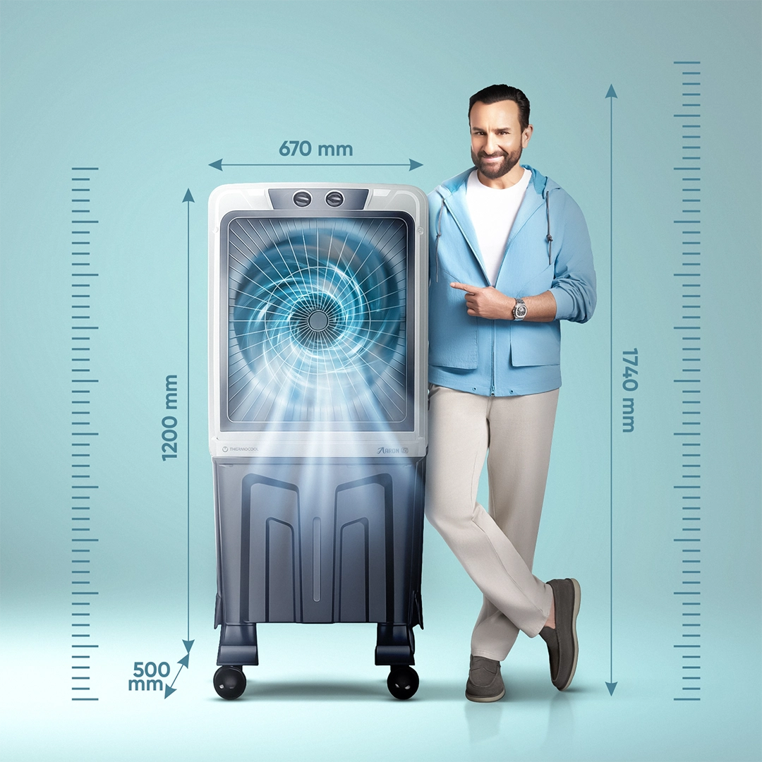 Aaron 18" Air Cooler 95 Ltr