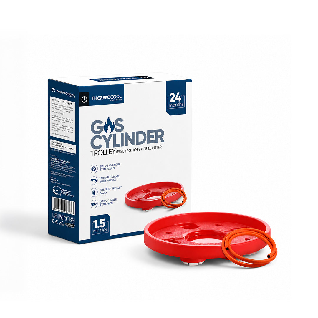 Gas Cylinder Trolley (Free Lpg Hose Pipe 1.5 Meter)