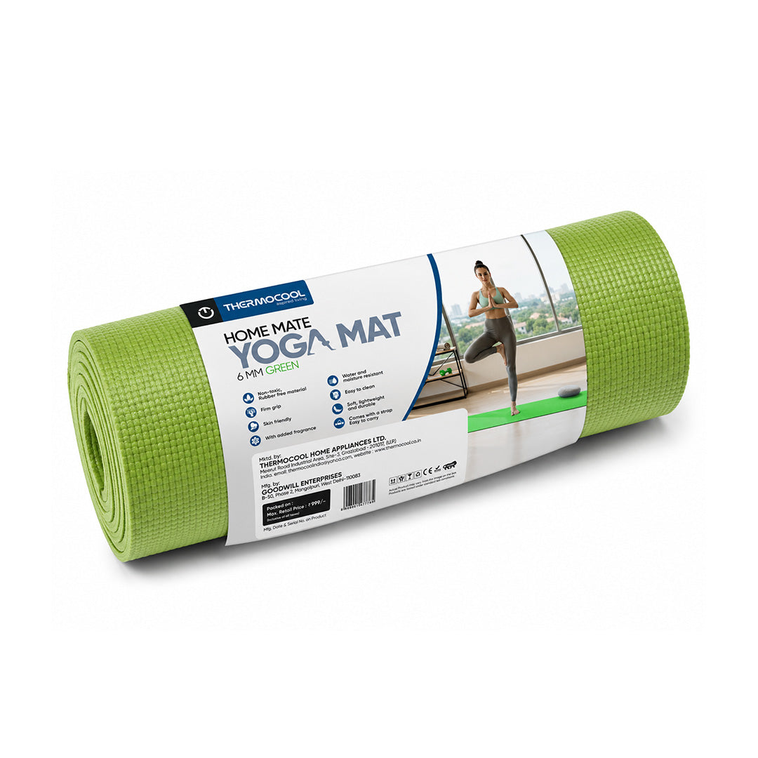 Home Mate Yoga Mat 6 mm Green