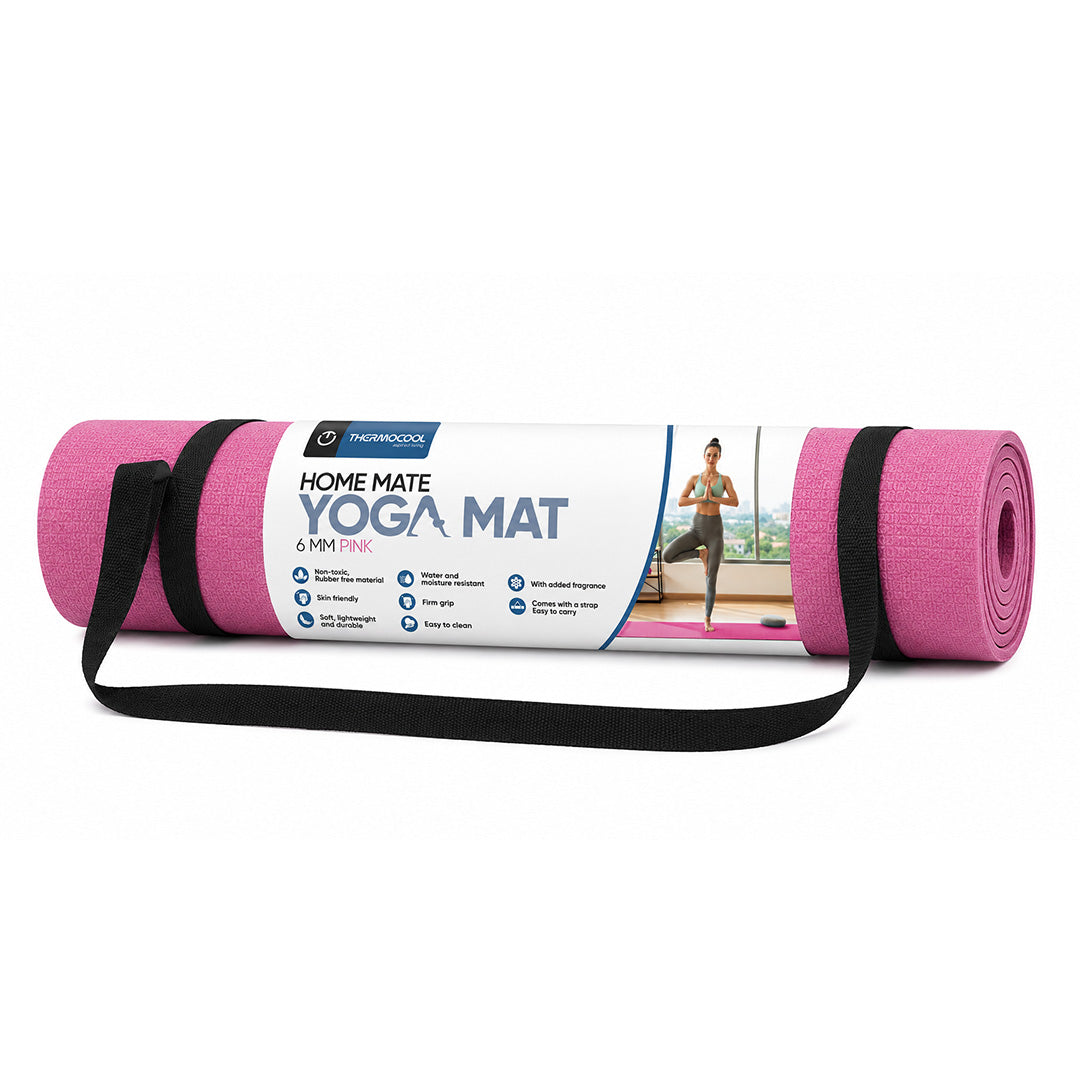Home Mate Yoga Mat 6 mm Pink