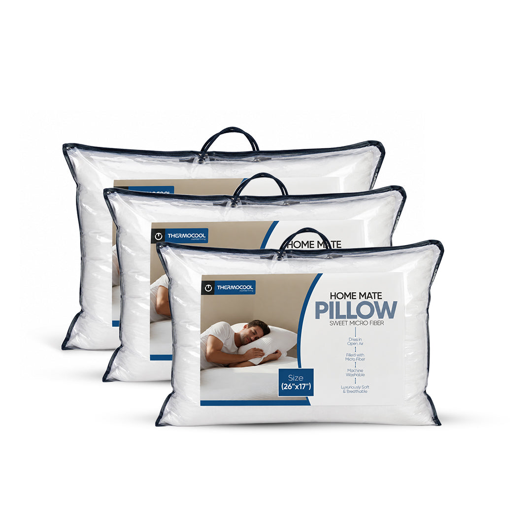 Home Mate Pillow Sweet Micro Fiber (26" X 17")