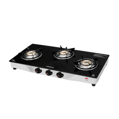 Model Rotary 3 Burner Ss Lpg Cooktop