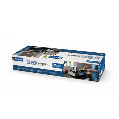 Model Sleek 2 Burner SS LPG Cooktop