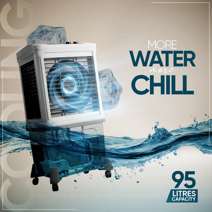 Mahacool Air Cooler (With Wheel) 95 Ltr
